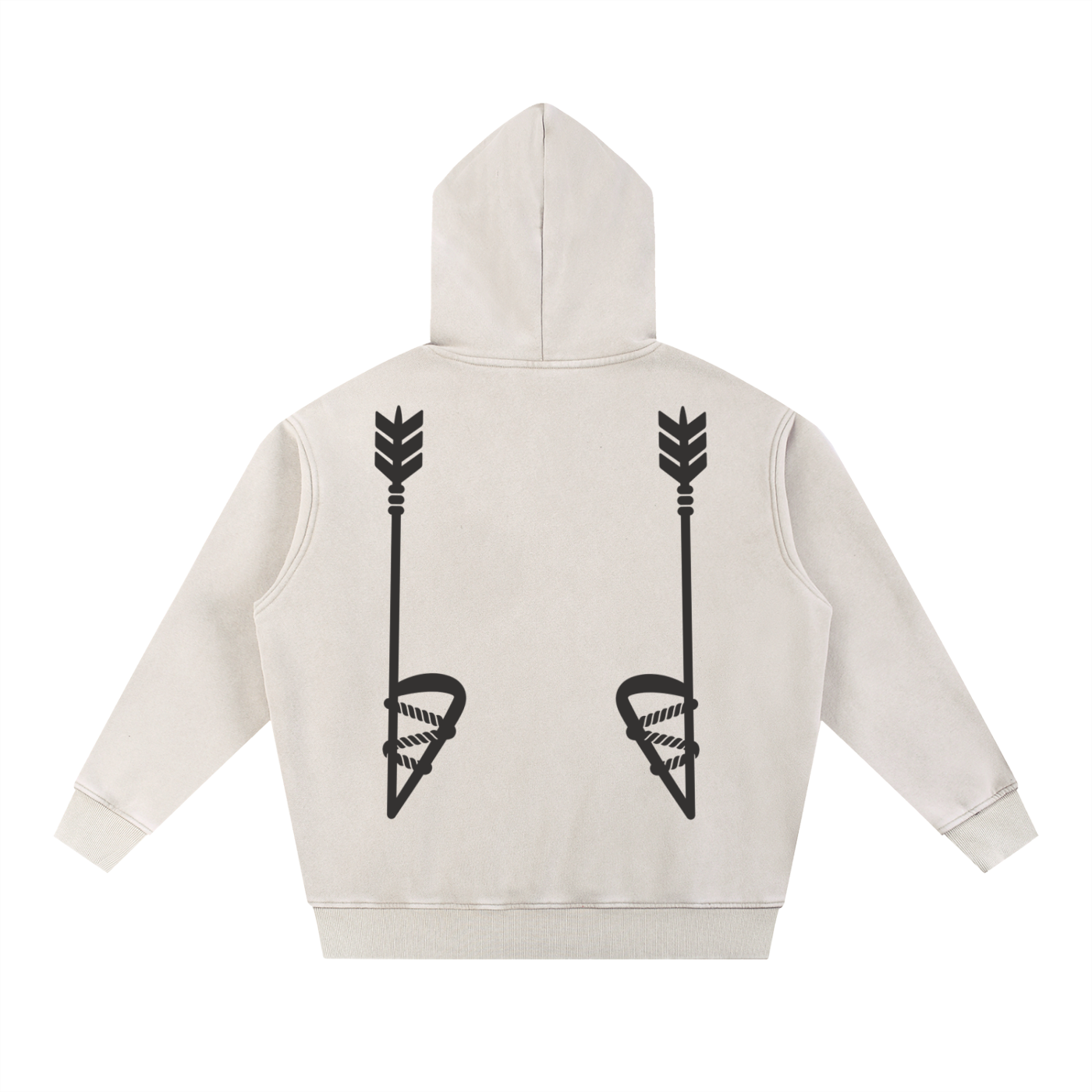 Snow Wash Fleece Oversize Hoodie